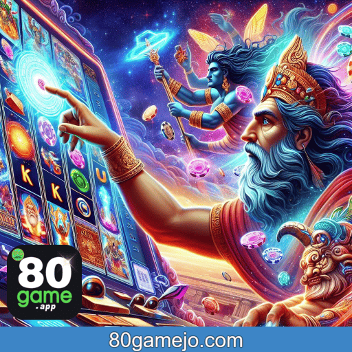 Imagem promocional do login da 80GAME